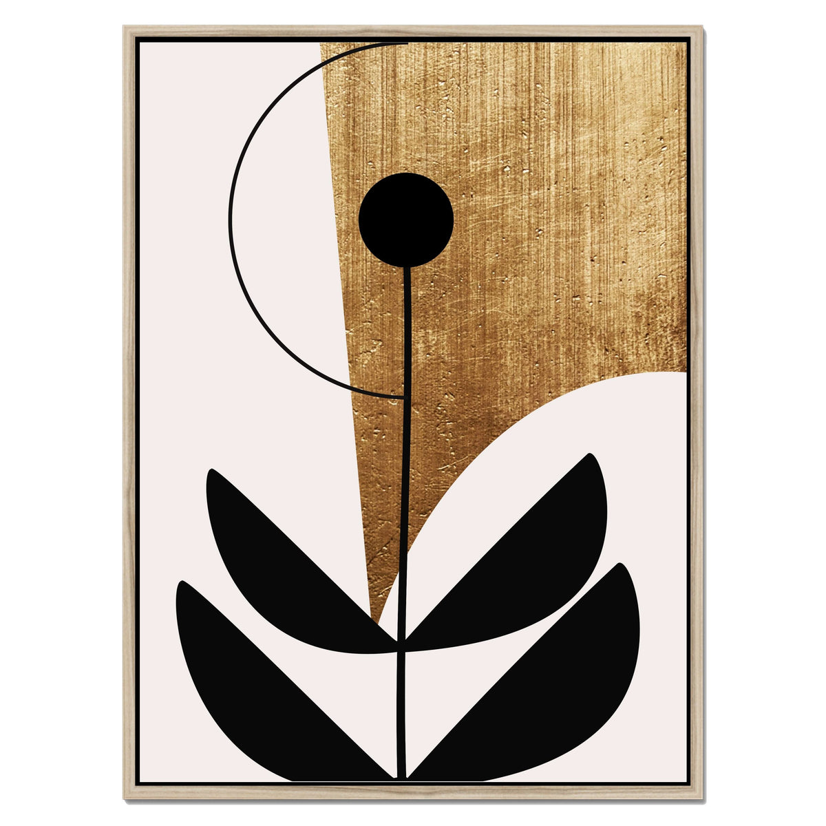Oakmere Curve Botanical Canvas Wall Art — gallery image 40