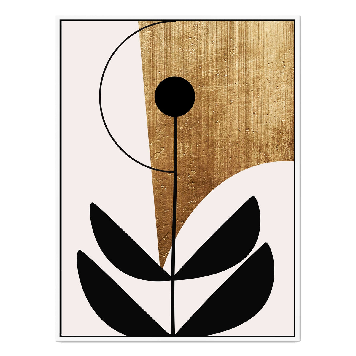 Oakmere Curve Botanical Canvas Wall Art — gallery image 53