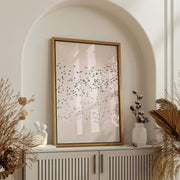 Rosewood Curve Bird Canvas Wall Art — gallery image 4