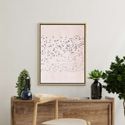 Rosewood Curve Bird Canvas Wall Art — gallery image 6