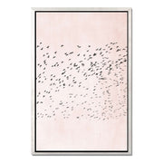 Rosewood Curve Bird Canvas Wall Art — gallery image 36