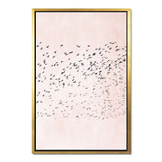 Rosewood Curve Bird Canvas Wall Art — gallery image 31