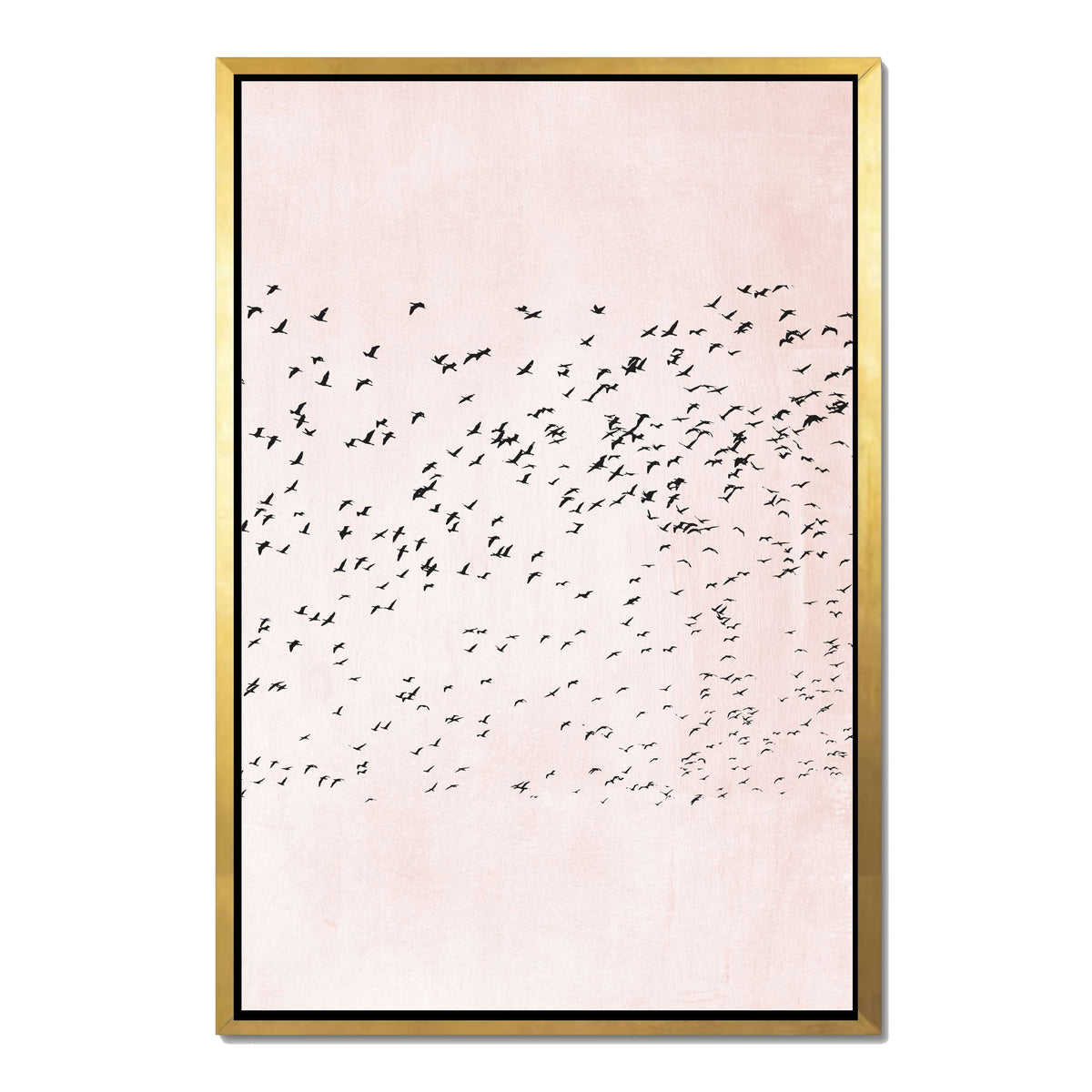Rosewood Curve Bird Canvas Wall Art — gallery image 31