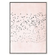 Rosewood Curve Bird Canvas Wall Art — gallery image 34