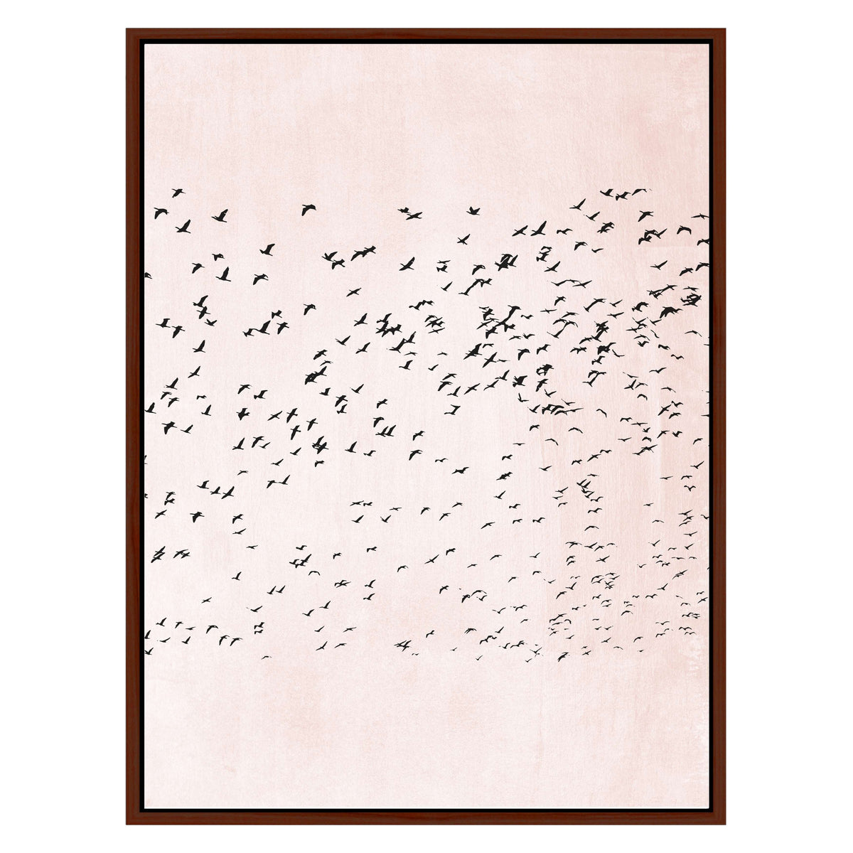 Rosewood Curve Bird Canvas Wall Art — gallery image 28