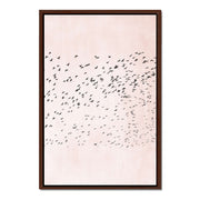 Rosewood Curve Bird Canvas Wall Art — gallery image 27