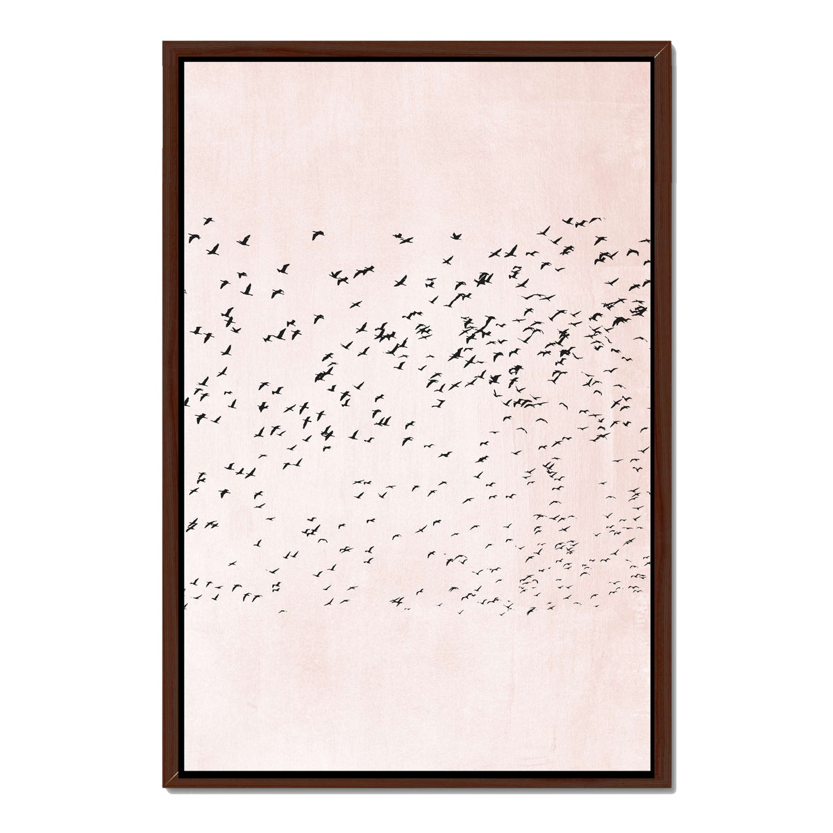 Rosewood Curve Bird Canvas Wall Art — gallery image 27