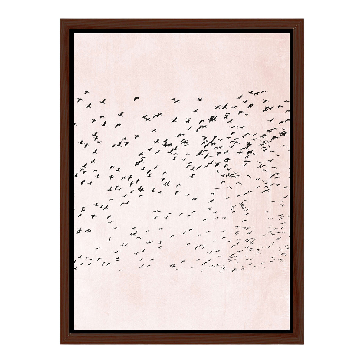 Rosewood Curve Bird Canvas Wall Art — gallery image 26