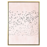 Rosewood Curve Bird Canvas Wall Art — gallery image 29