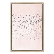Rosewood Curve Bird Canvas Wall Art — gallery image 33