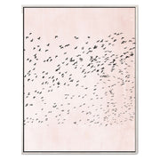 Rosewood Curve Bird Canvas Wall Art — gallery image 53