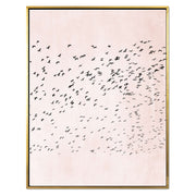 Rosewood Curve Bird Canvas Wall Art — gallery image 51
