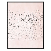 Rosewood Curve Bird Canvas Wall Art — gallery image 18