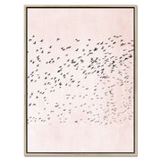 Rosewood Curve Bird Canvas Wall Art — gallery image 42