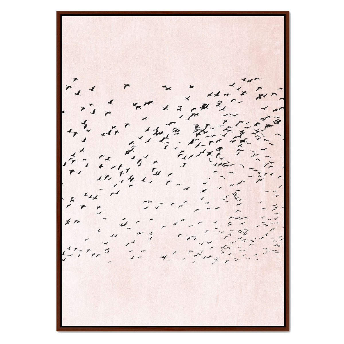 Rosewood Curve Bird Canvas Wall Art — gallery image 25