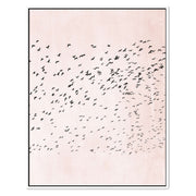 Rosewood Curve Bird Canvas Wall Art — gallery image 49