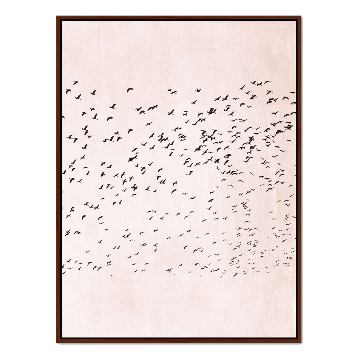 Rosewood Curve Bird Canvas Wall Art — gallery image 46