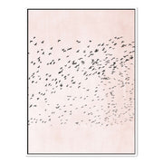 Rosewood Curve Bird Canvas Wall Art — gallery image 45