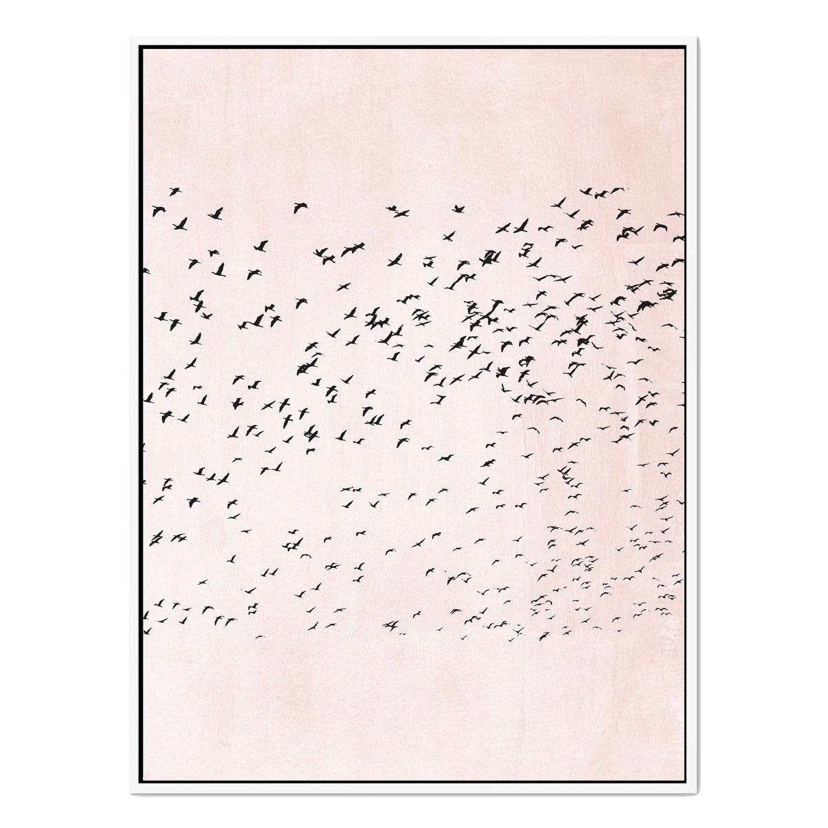 Rosewood Curve Bird Canvas Wall Art — gallery image 45