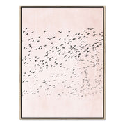 Rosewood Curve Bird Canvas Wall Art — gallery image 47