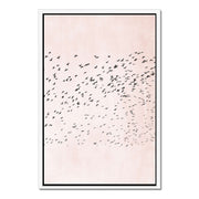 Rosewood Curve Bird Canvas Wall Art — gallery image 40