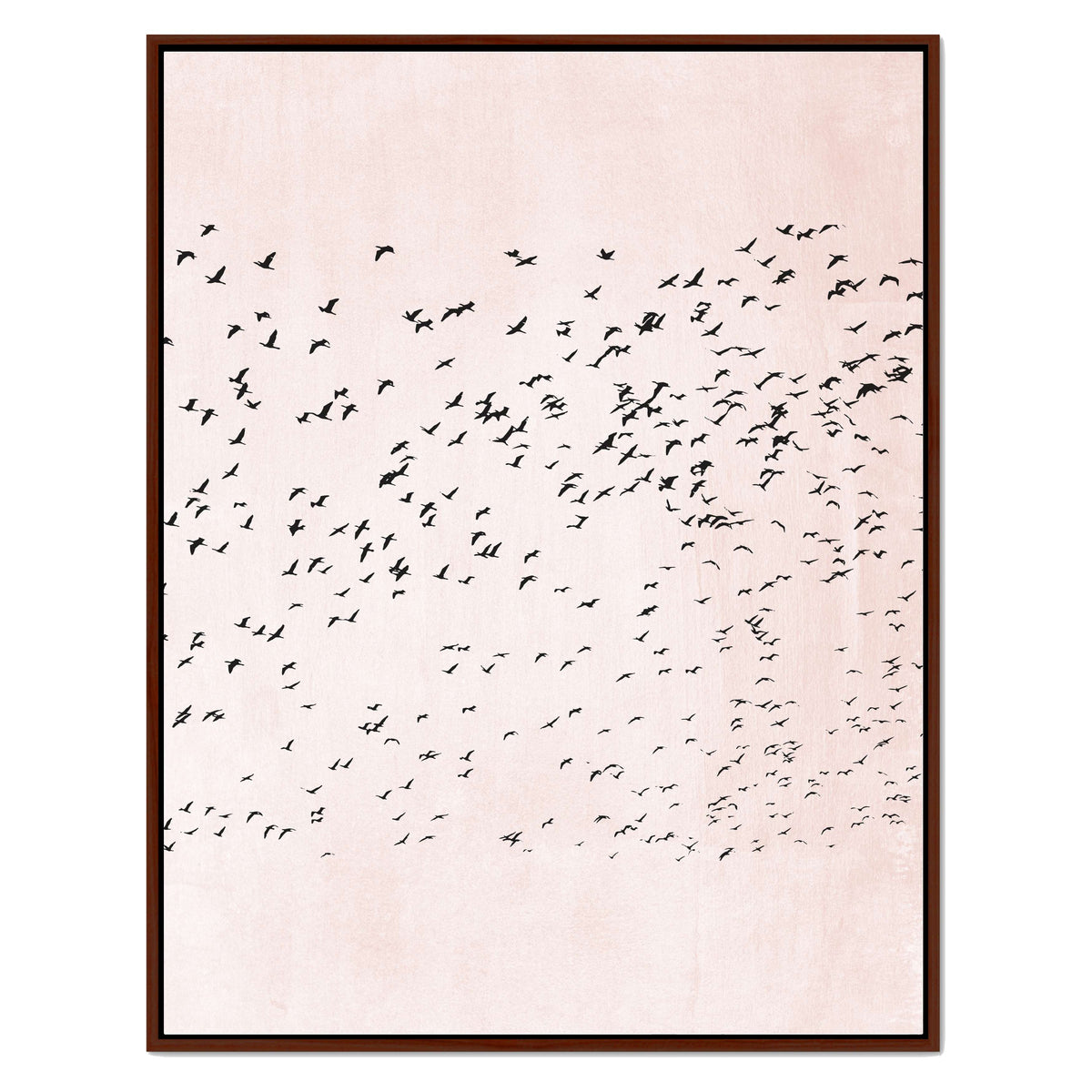 Rosewood Curve Bird Canvas Wall Art — gallery image 24