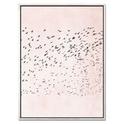 Rosewood Curve Bird Canvas Wall Art — gallery image 44