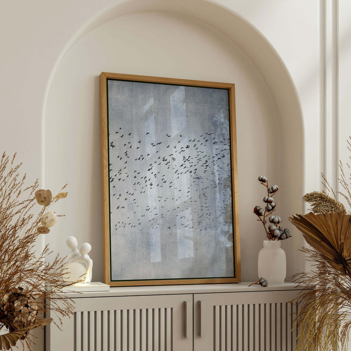 Fennel Loop Bird Canvas Wall Art — gallery image 3