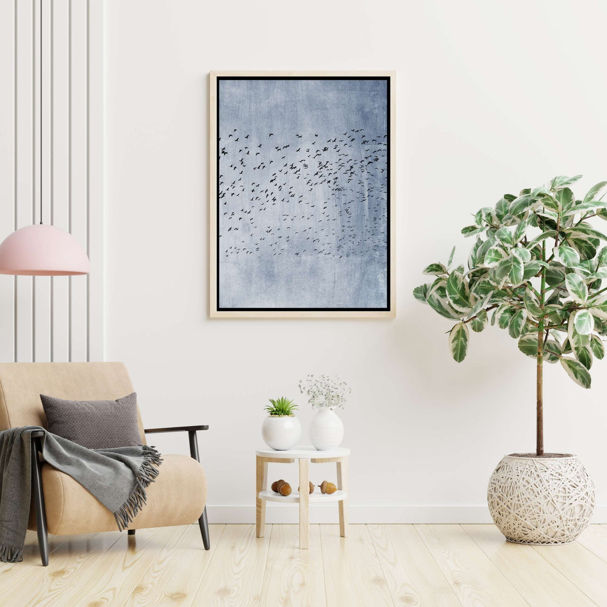 Fennel Loop Bird Canvas Wall Art — gallery image 4