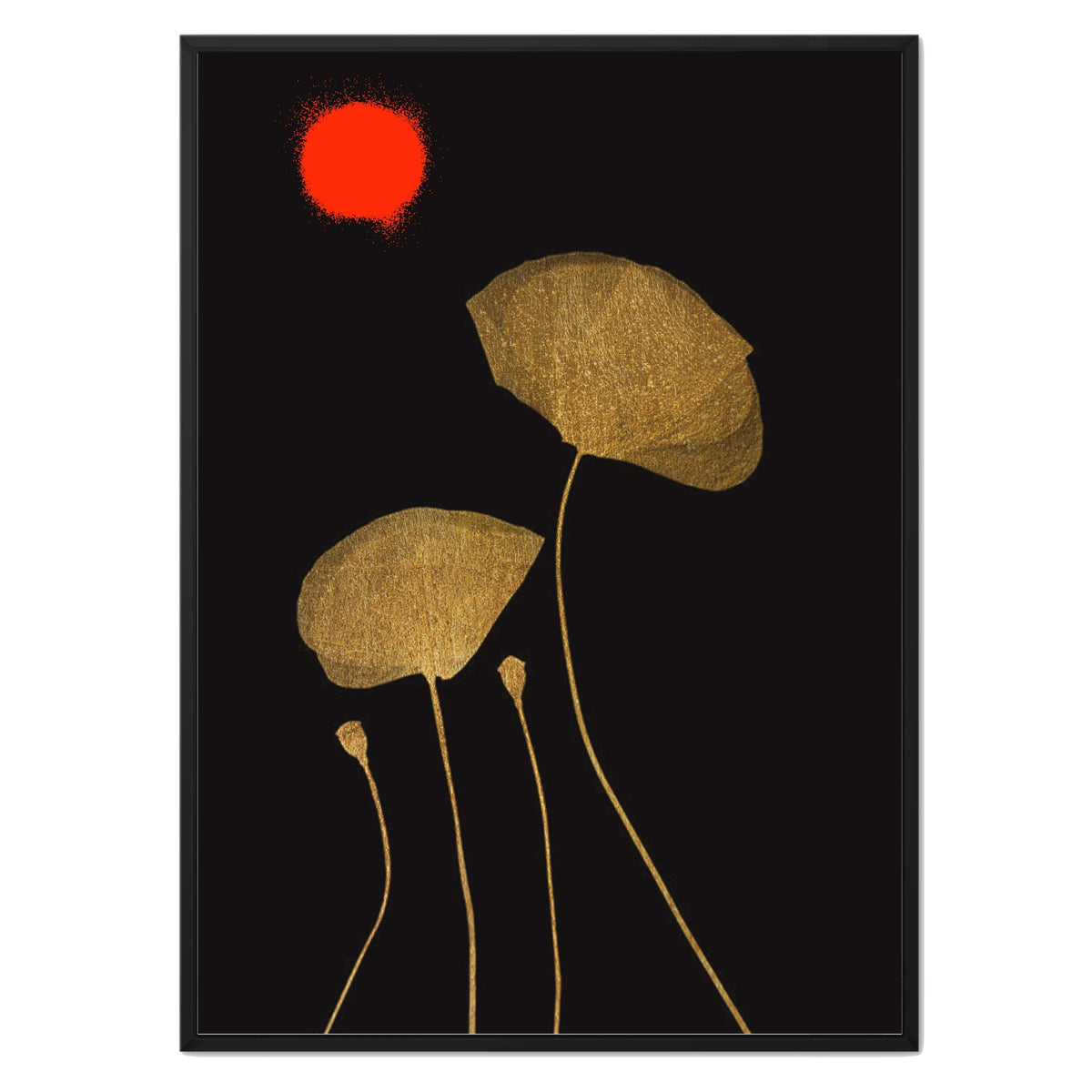 Wickham Curve Floral Canvas Wall Art — gallery image 19