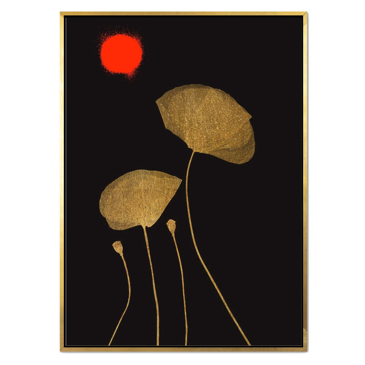 Wickham Curve Floral Canvas Wall Art — gallery image 30