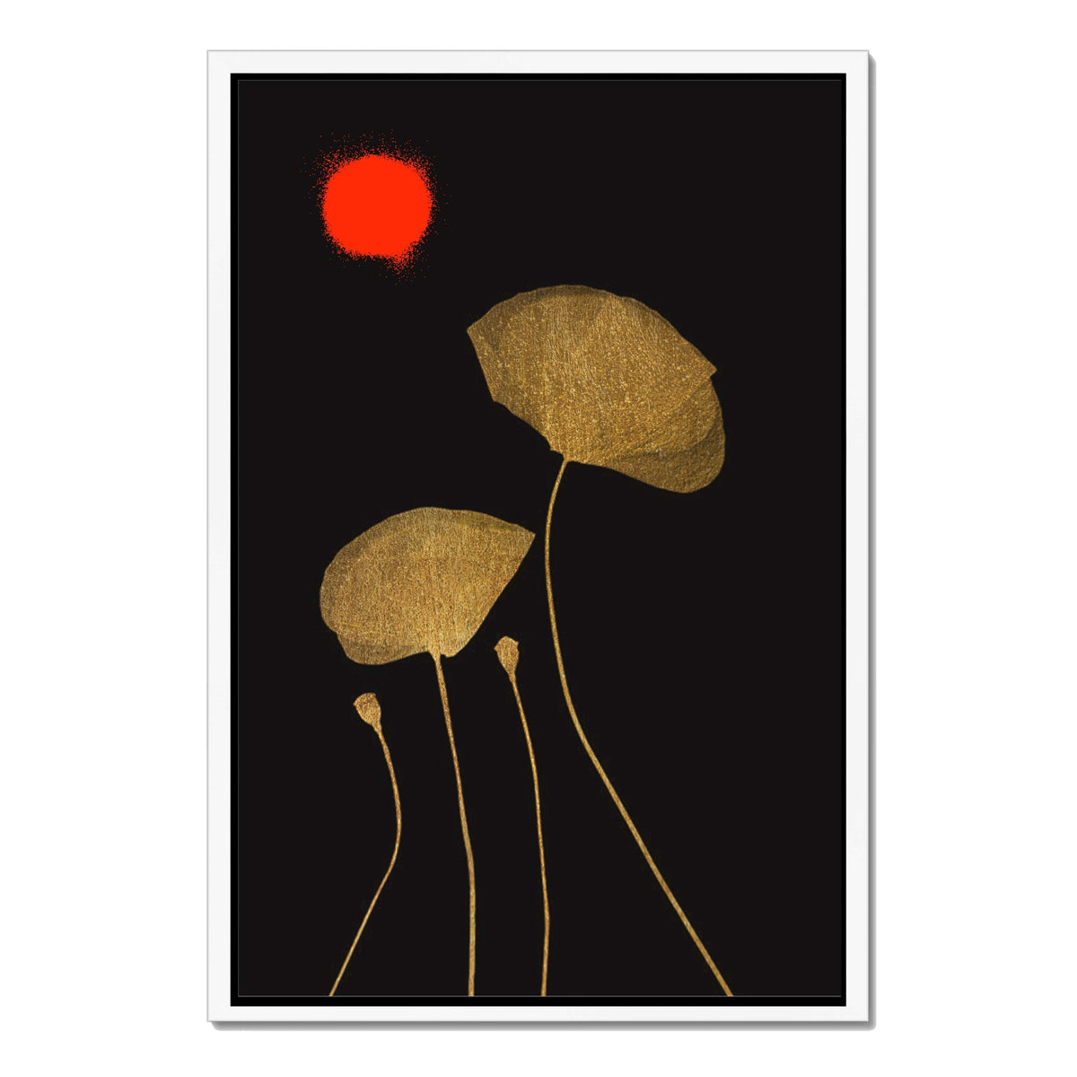Wickham Curve Floral Canvas Wall Art — gallery image 48