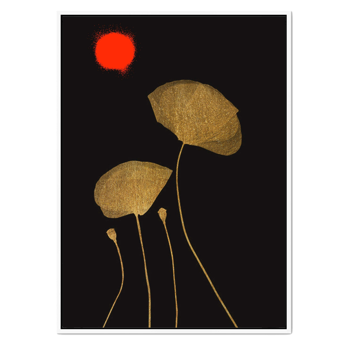 Wickham Curve Floral Canvas Wall Art — gallery image 46