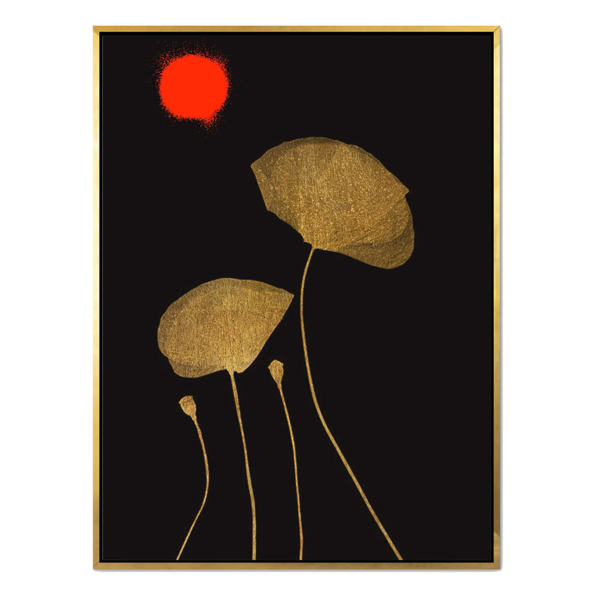 Wickham Curve Floral Canvas Wall Art — gallery image 34