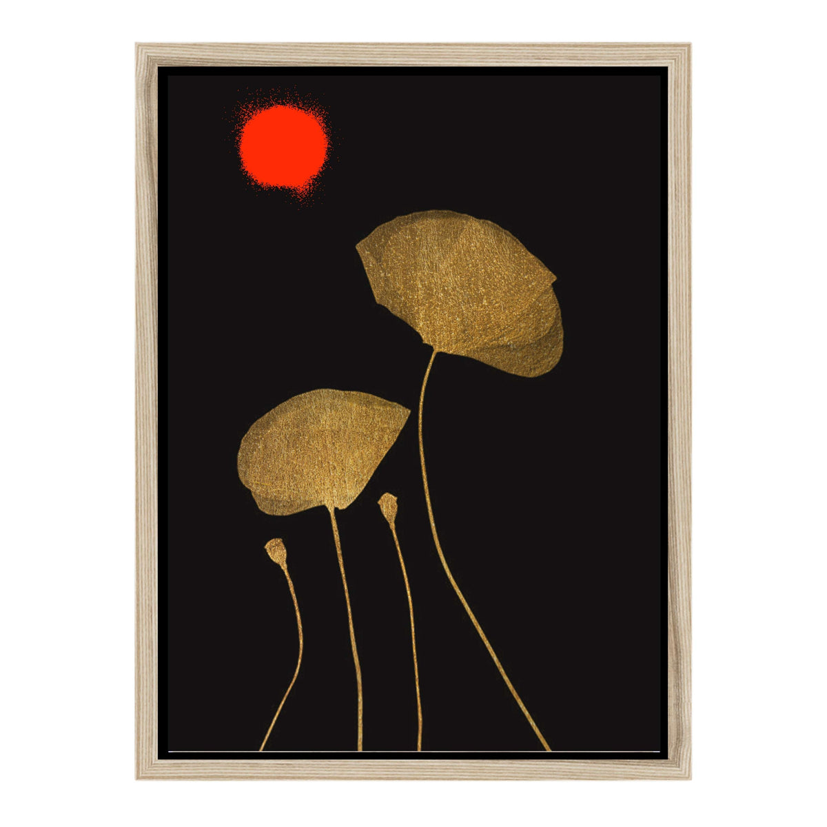 Wickham Curve Floral Canvas Wall Art — gallery image 37