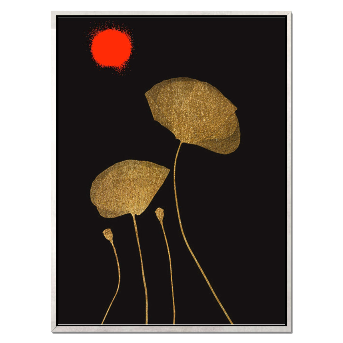 Wickham Curve Floral Canvas Wall Art — gallery image 43