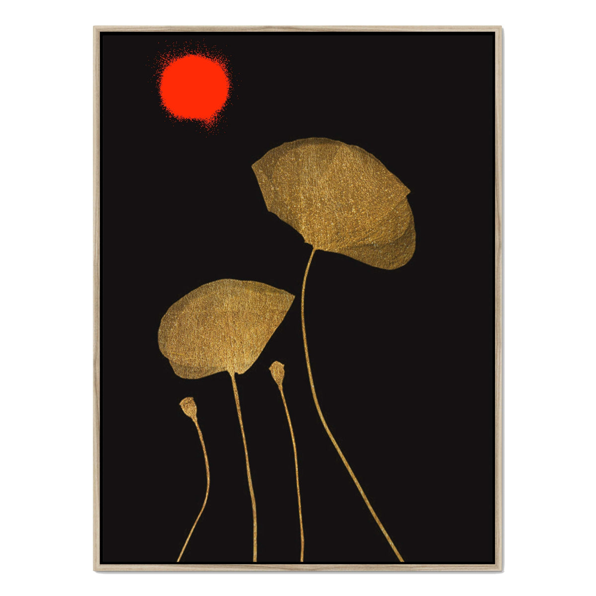 Wickham Curve Floral Canvas Wall Art — gallery image 38