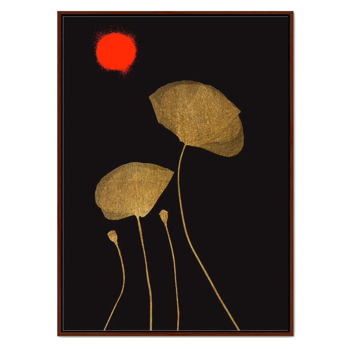 Wickham Curve Floral Canvas Wall Art — gallery image 25