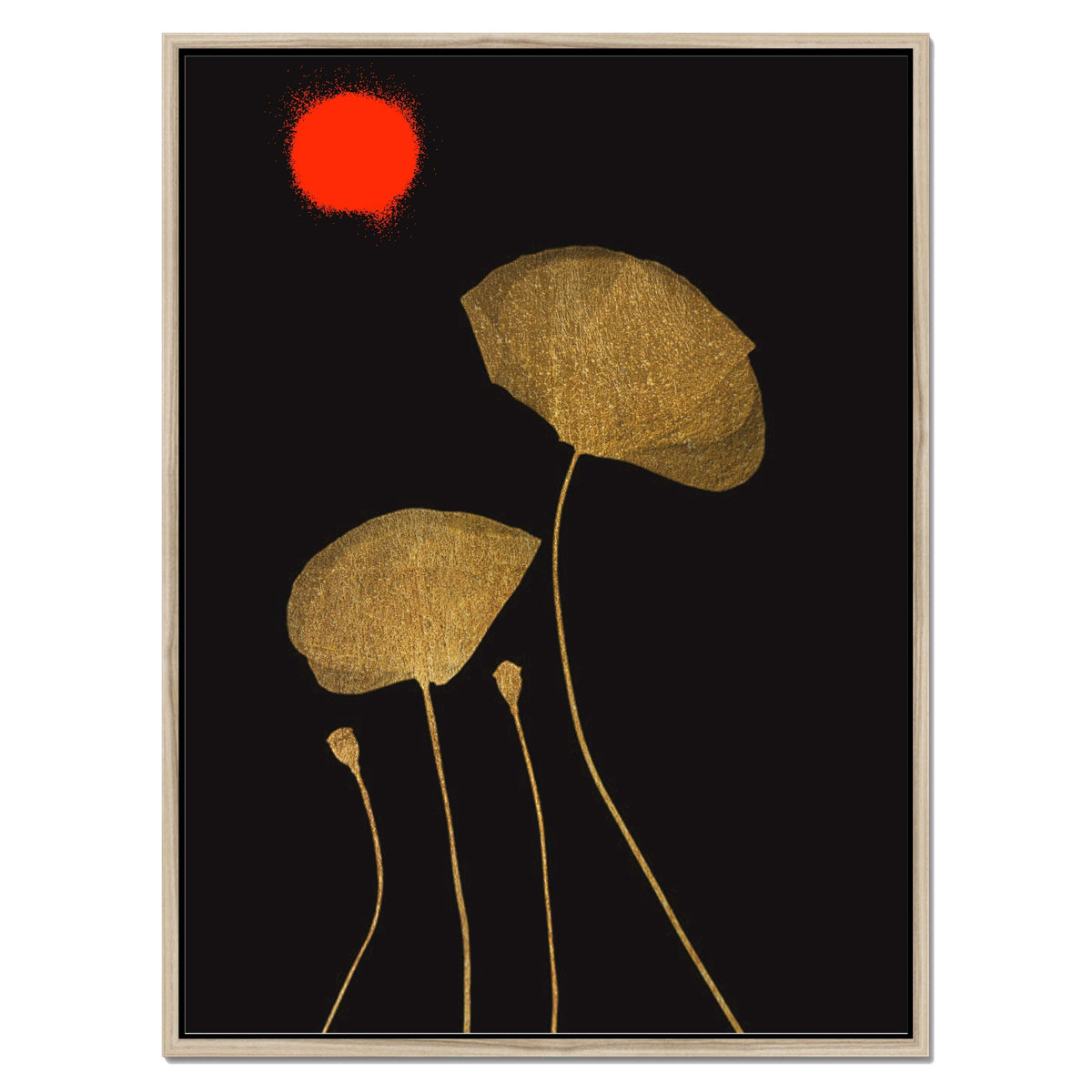 Wickham Curve Floral Canvas Wall Art — gallery image 53