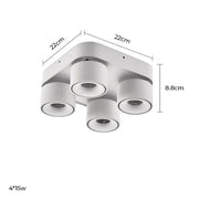 Briarwood Loop Aluminum Ceiling Light — gallery image 34