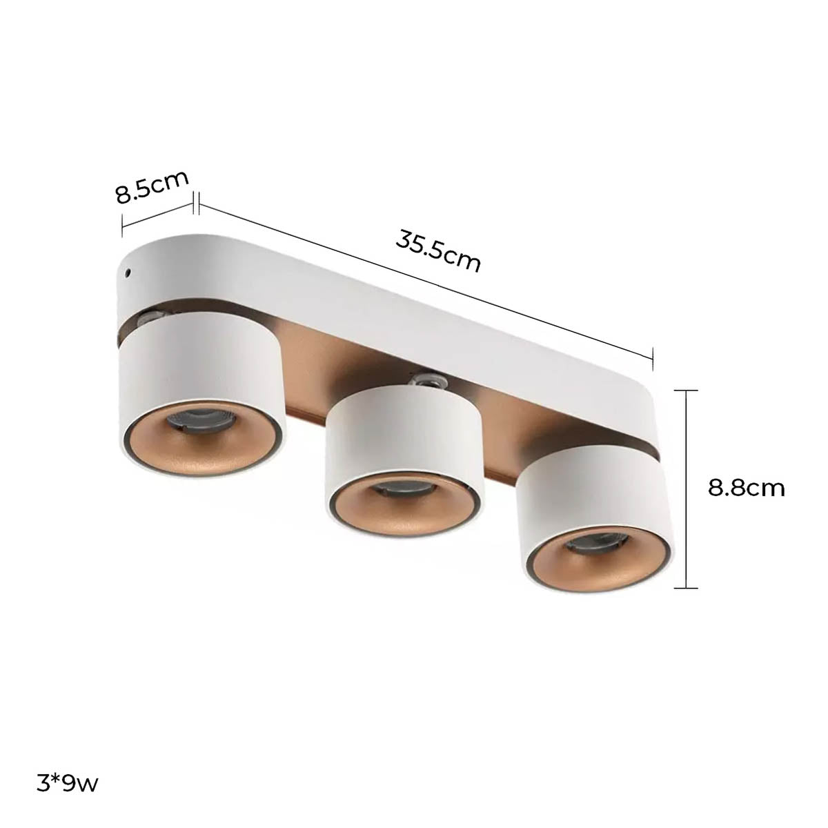Briarwood Loop Aluminum Ceiling Light — gallery image 47