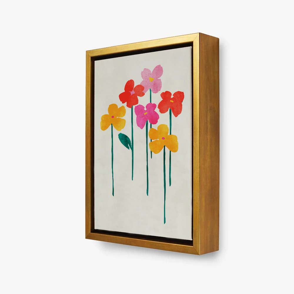 Eversley Curve Floral Canvas Wall Art — gallery image 10