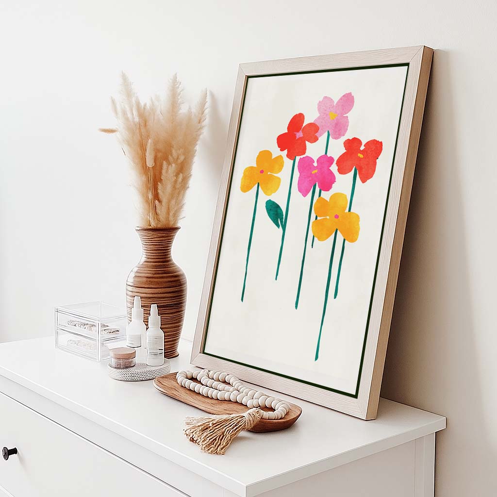 Eversley Curve Floral Canvas Wall Art — gallery image 6