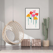 Eversley Curve Floral Canvas Wall Art — gallery image 3