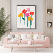 Eversley Curve Floral Canvas Wall Art — gallery image 9
