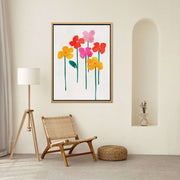 Eversley Curve Floral Canvas Wall Art — gallery image 5