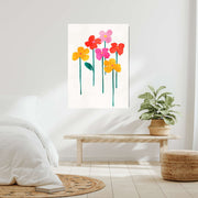 Eversley Curve Floral Canvas Wall Art — gallery image 8