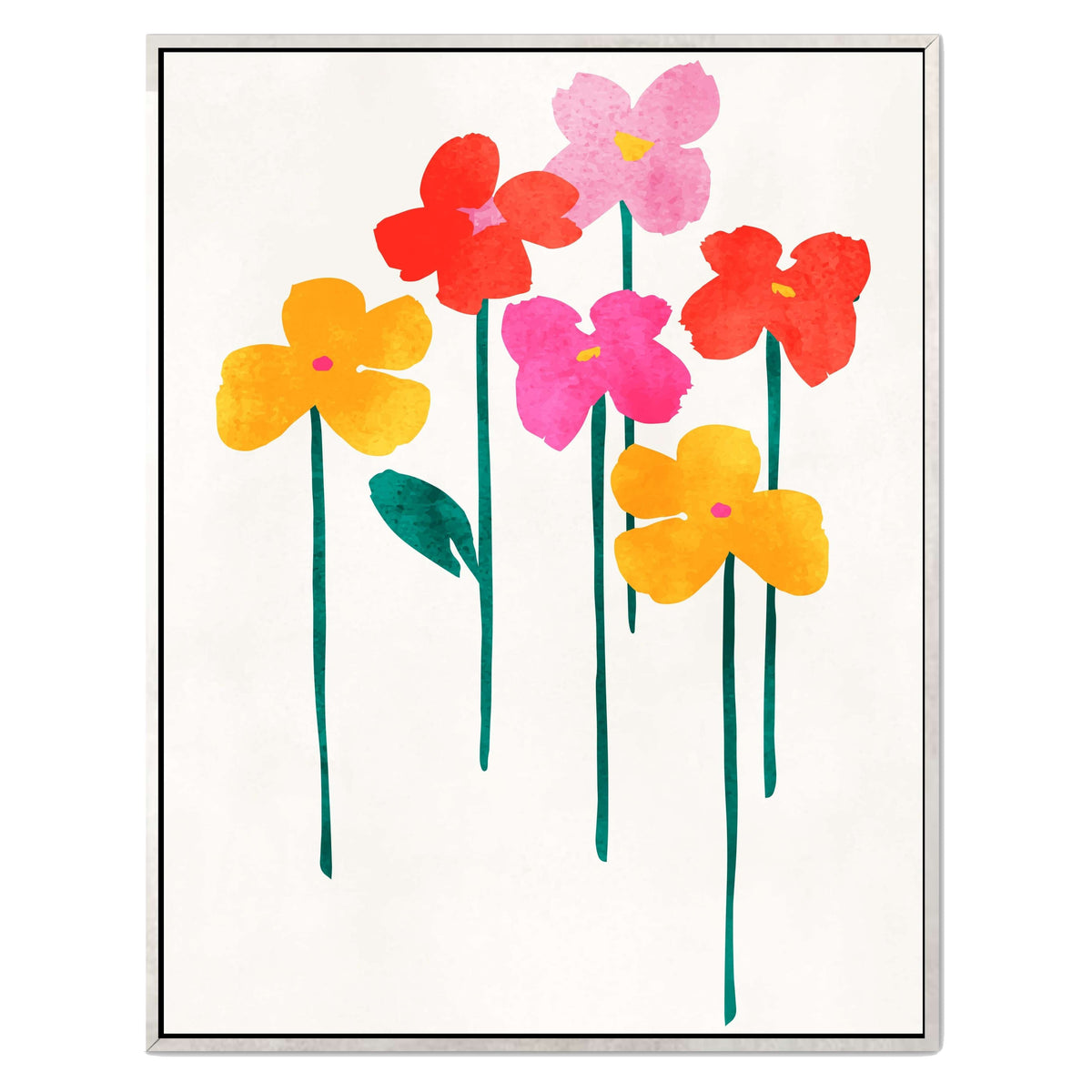 Eversley Curve Floral Canvas Wall Art — gallery image 42