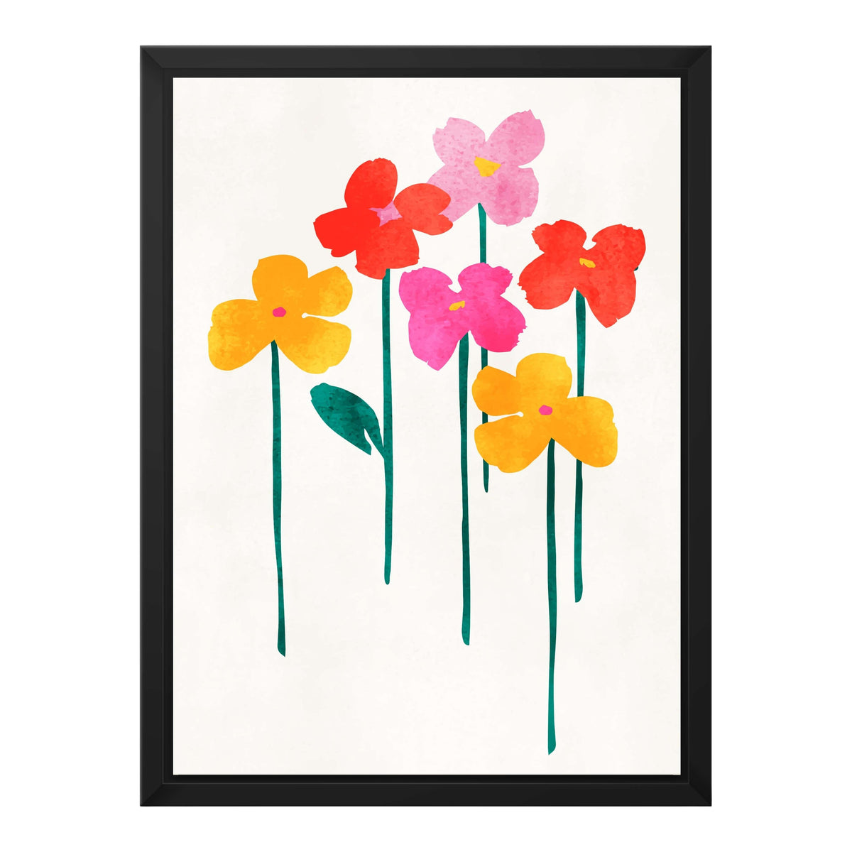 Eversley Curve Floral Canvas Wall Art — gallery image 20
