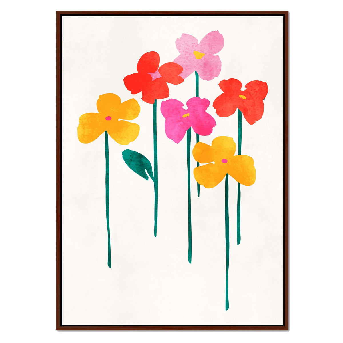 Eversley Curve Floral Canvas Wall Art — gallery image 25